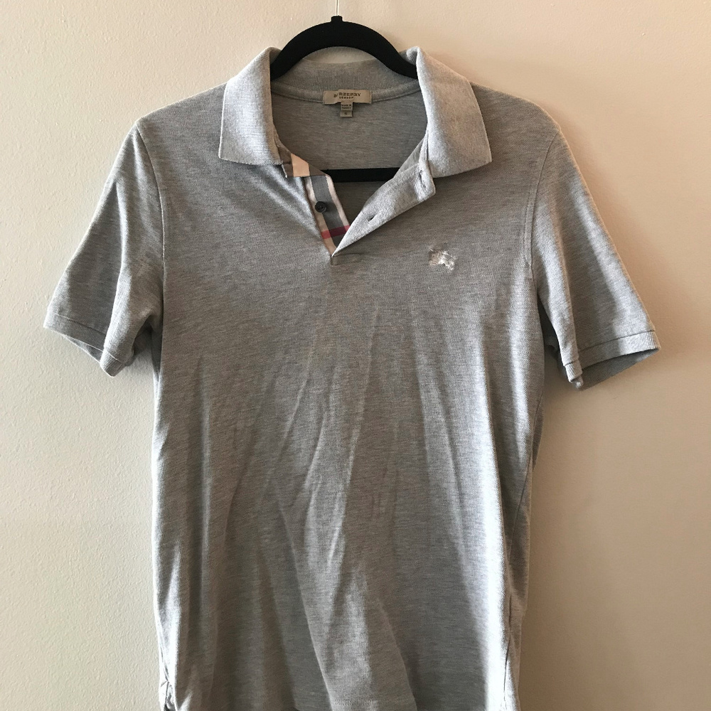 BURBERRY polo, grey